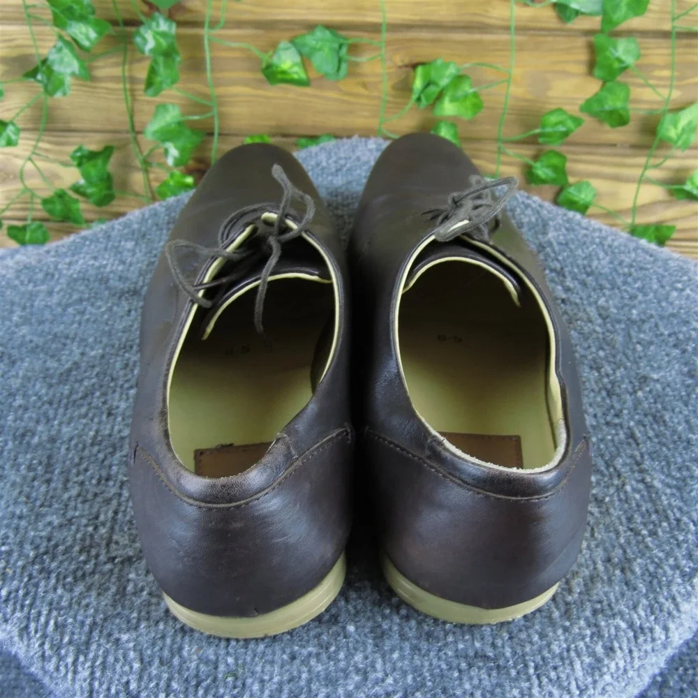 ASOS Men's Derby‎ Oxfords Brown Leather Size 8.5 Medium Used 2025